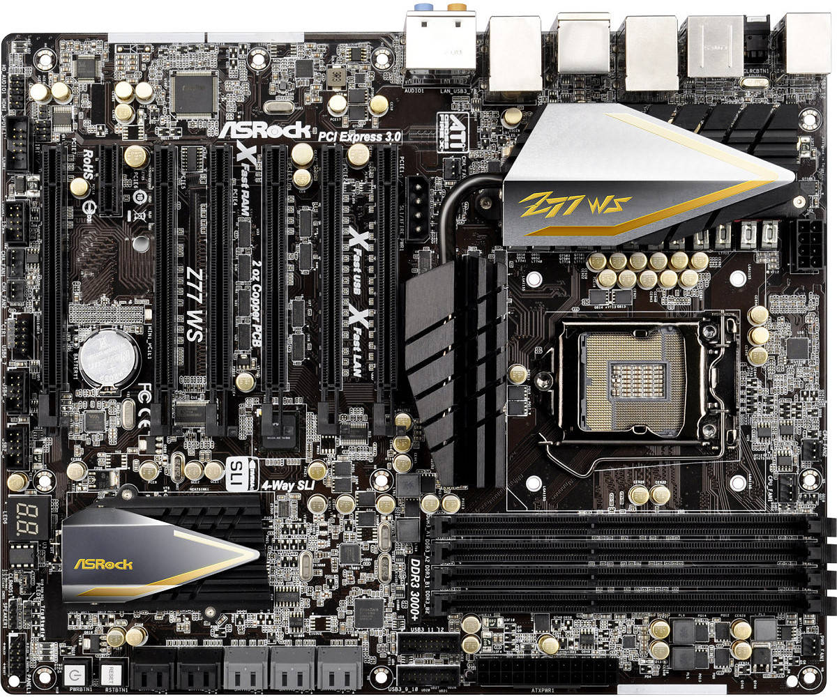 Asrock z77m не запускается